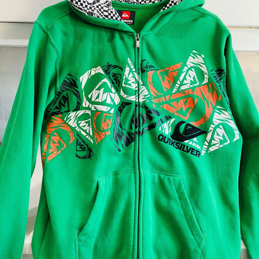 Quiksilver boys XL sz20. 2 zipper hooded sweaters - Picture 5 of 7